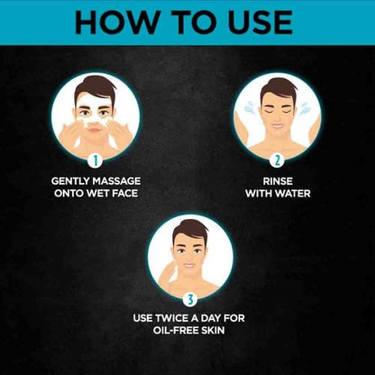 Garnier Men Oil Clear Clay D Tox Facewash
