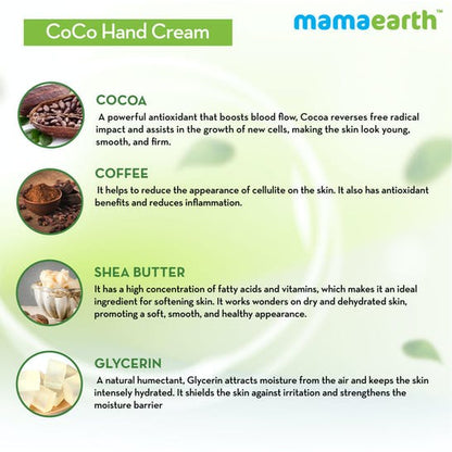 Mamaearth CoCo Hand Cream For Rich Moisturization