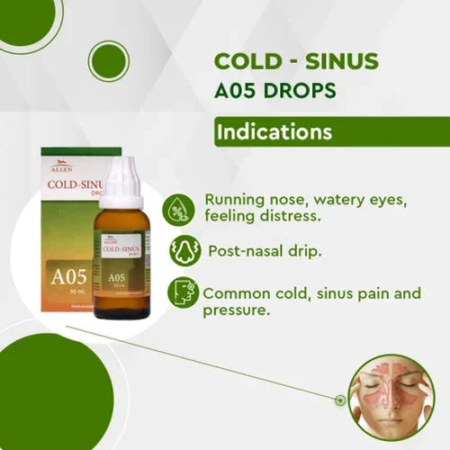 Allen A05 Cold-Sinus Drop - PUSHMYCART