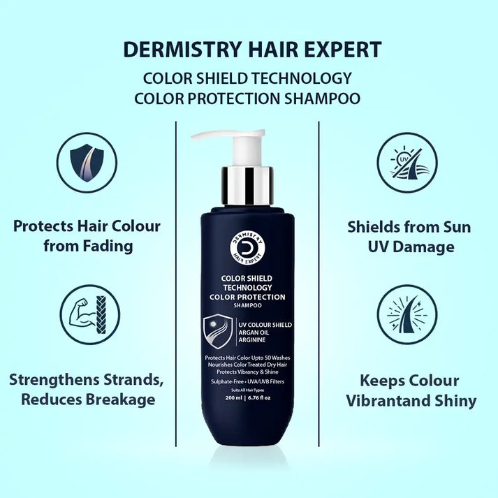 Dermistry UV Color Protection Shampoo | Sulphate-Free | Dermistry