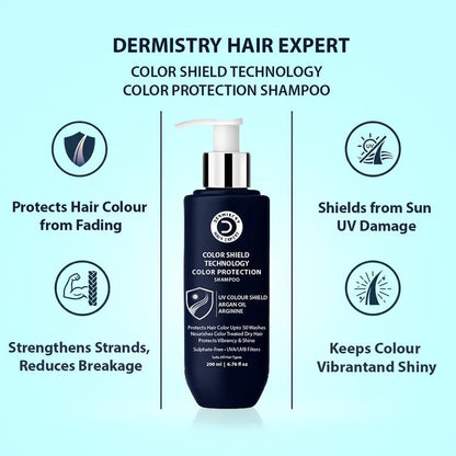 Dermistry UV Color Protection Shampoo | Sulphate-Free | Dermistry
