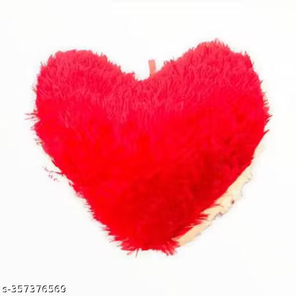 Soft Plush Red Heart Pillow – LOVE Cushion