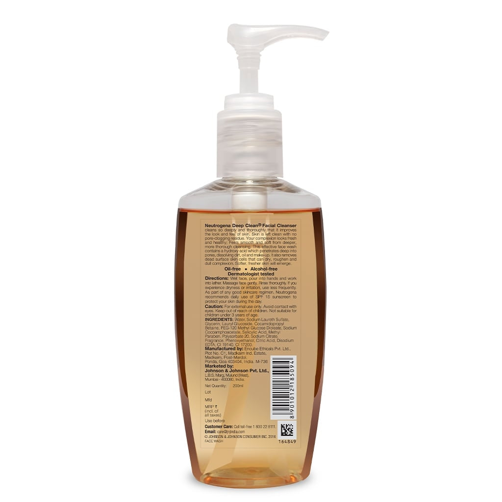 Neutrogena Deep Clean Facial Cleanser