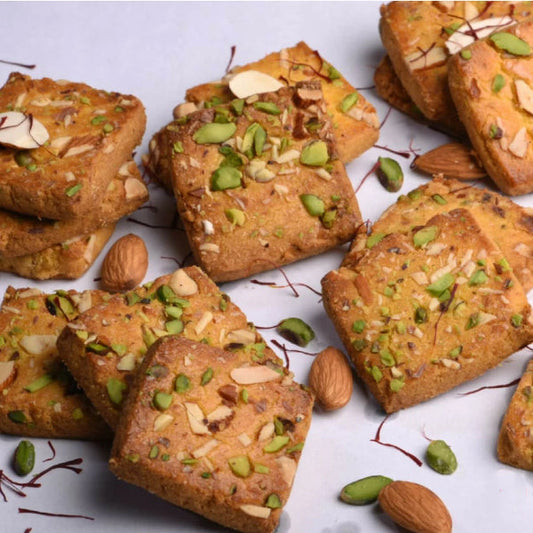 Karachi Bakery Kesar Pista Biscuits