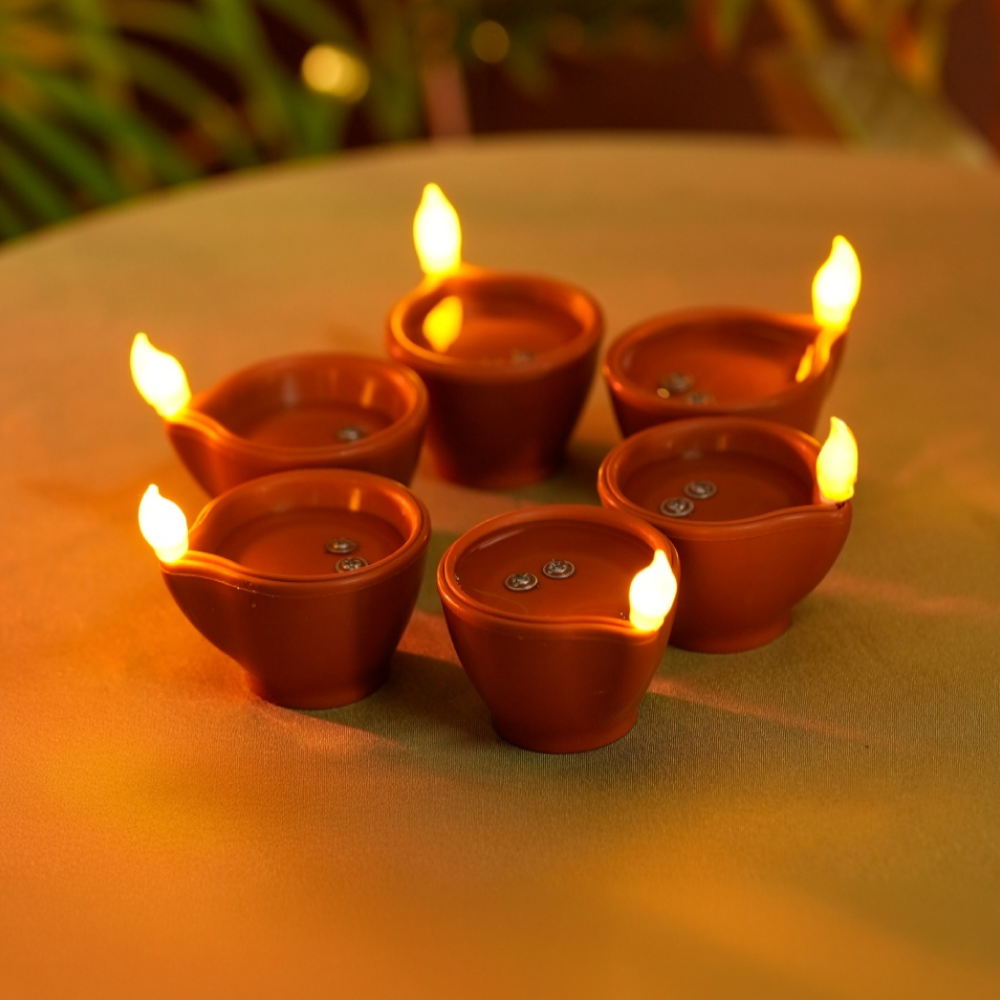 PVC LED Water Diya by Parax