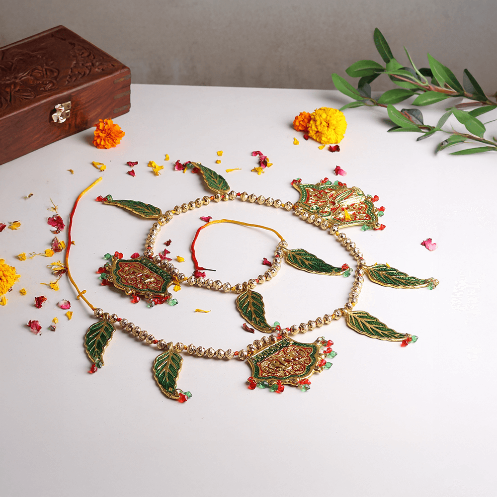 Mango Leaf Artificial Toran / Bandhanwar for Door Hanging - Habere India