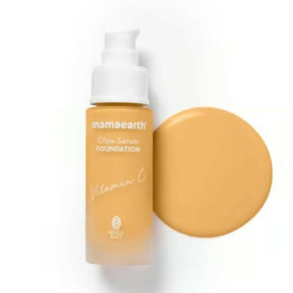 Mamaearth Glow Serum Foundation + Glow Oil Control Compact Combo | Ivory Glow
