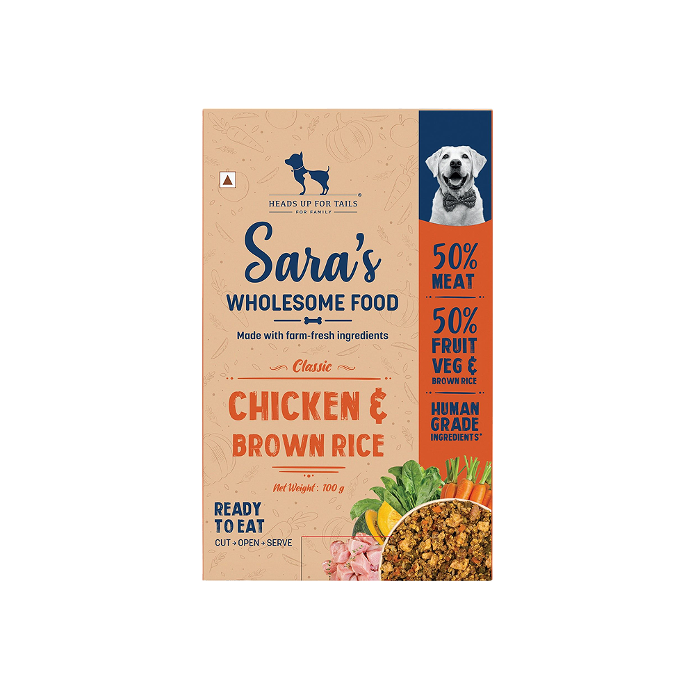 HUFT Sara's Wholesome Classic Chicken & Brown Rice Fresh Dog Food