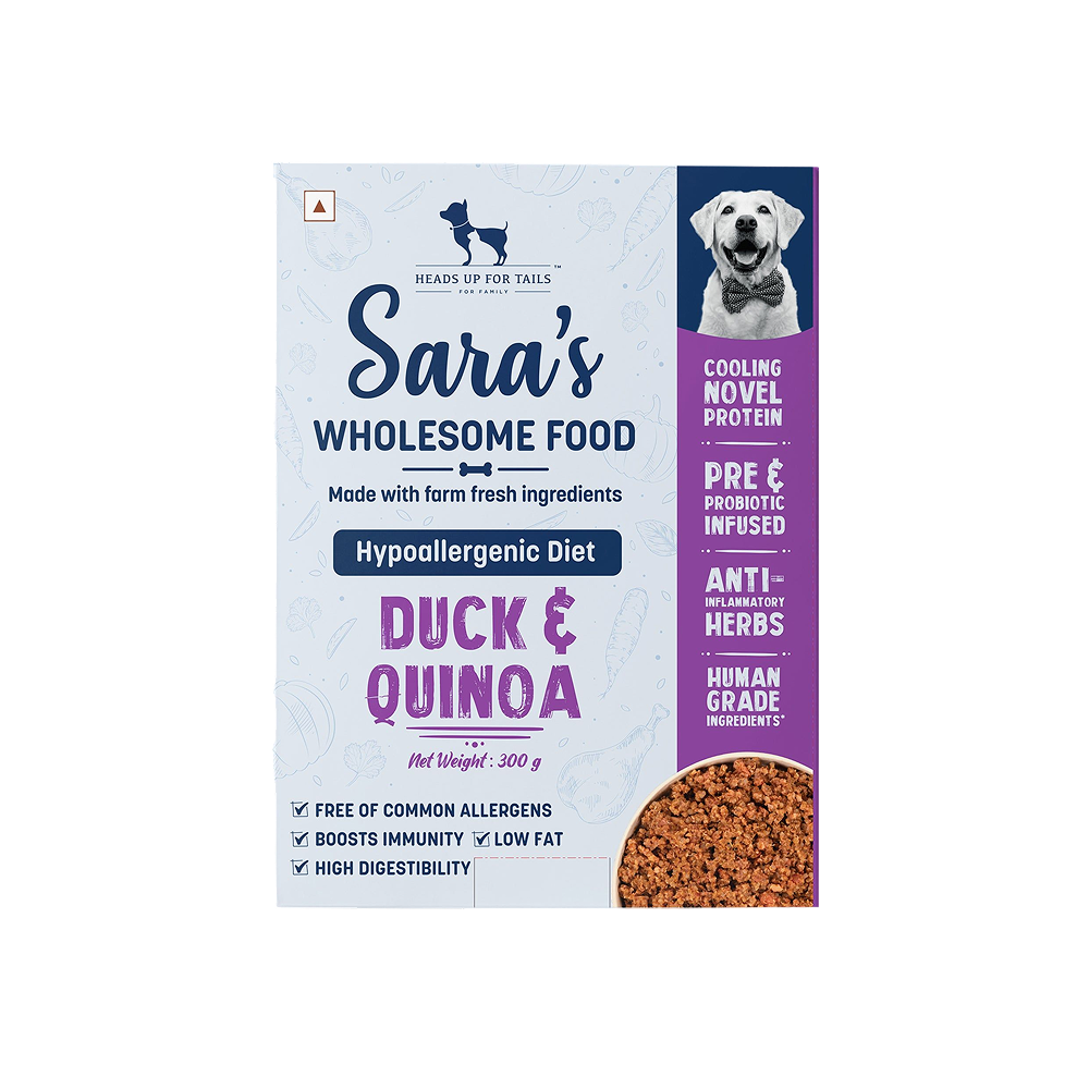HUFT Sara's Wholesome Duck & Quinoa Fresh Dog Food
