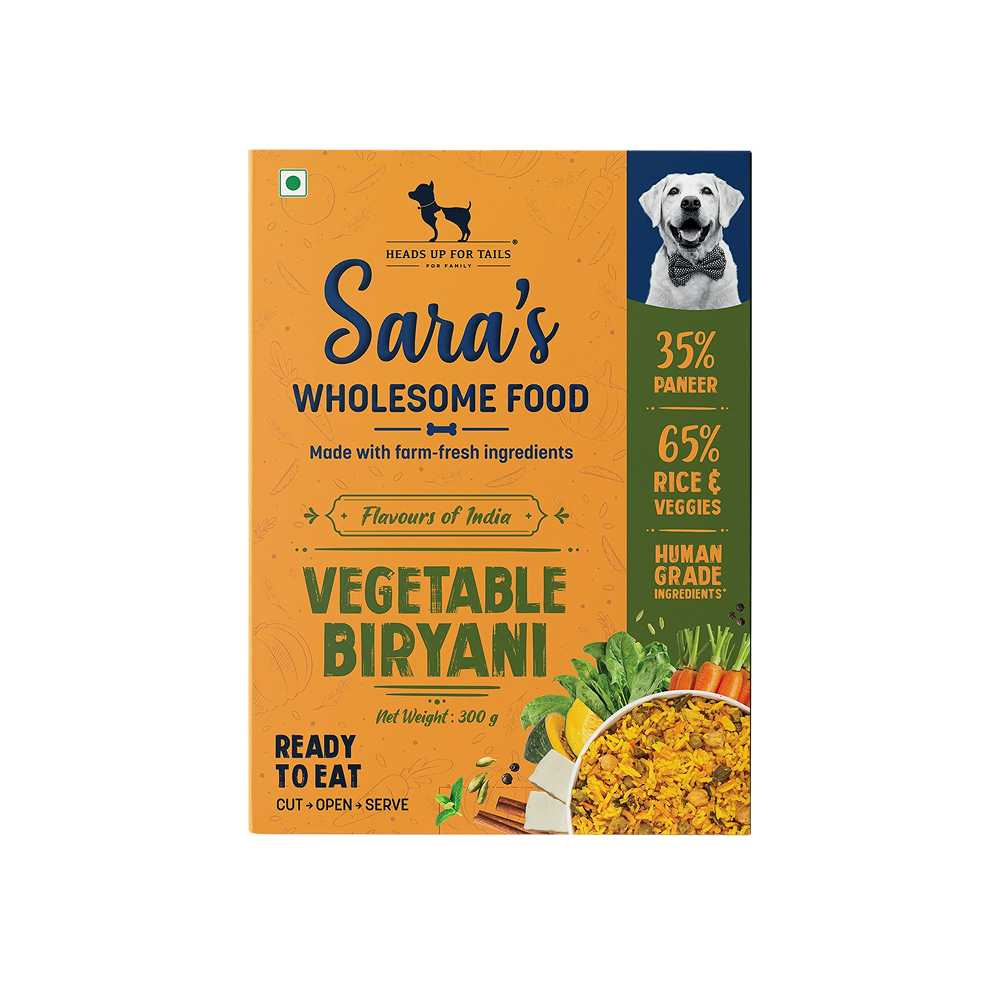 HUFT Sara's Wholesome Vegetable Biryani Fresh Dog Food