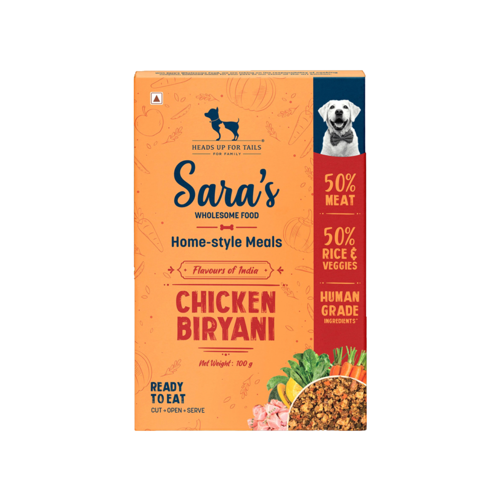 HUFT Sara's Wholesome Fresh Dog Food - Chicken Biryani