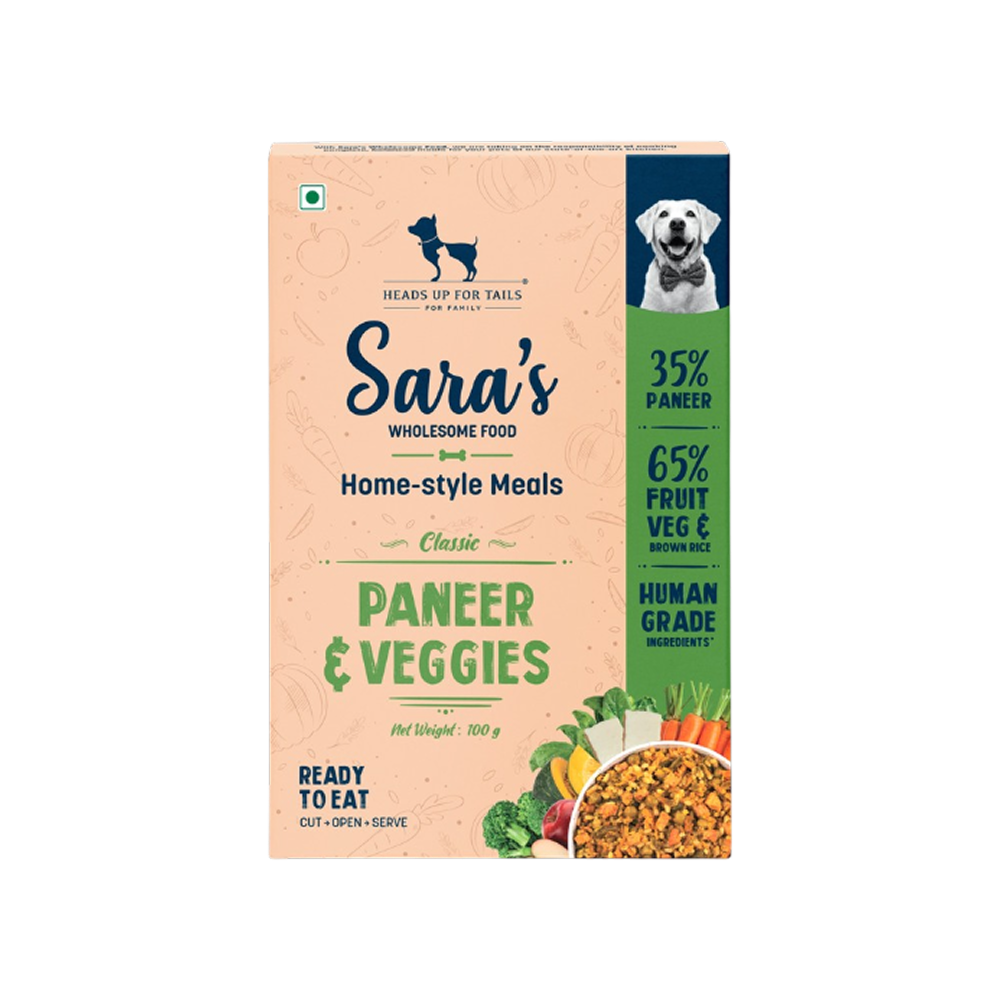 HUFT Sara's Classic Paneer & Veggies Fresh Dog Food