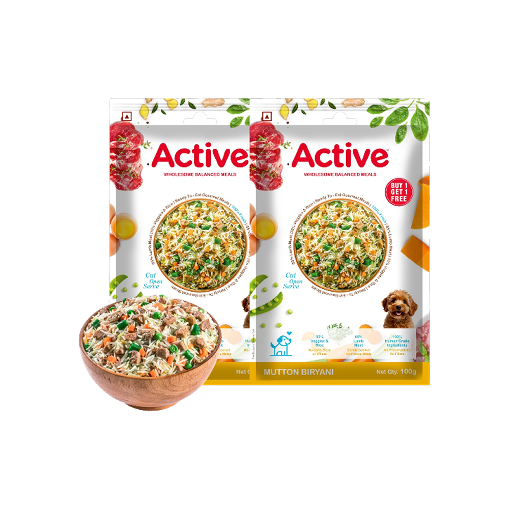 Active Mutton Biryani Fresh Dog Food