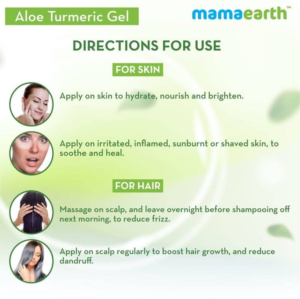 Mamaearth Aloe Turmeric Gel For Skin and Hair
