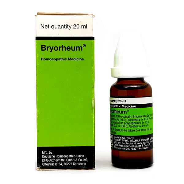Dr Willmar Schwabe Germany Bryorheum Drop 20ml