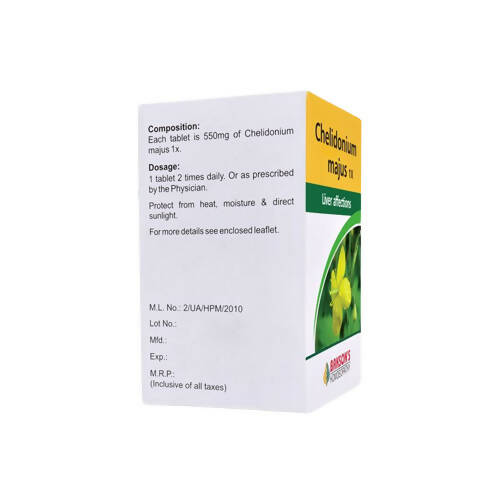 Bakson's Homeopathy Chelidonium Majus Tablets - PUSHMYCART