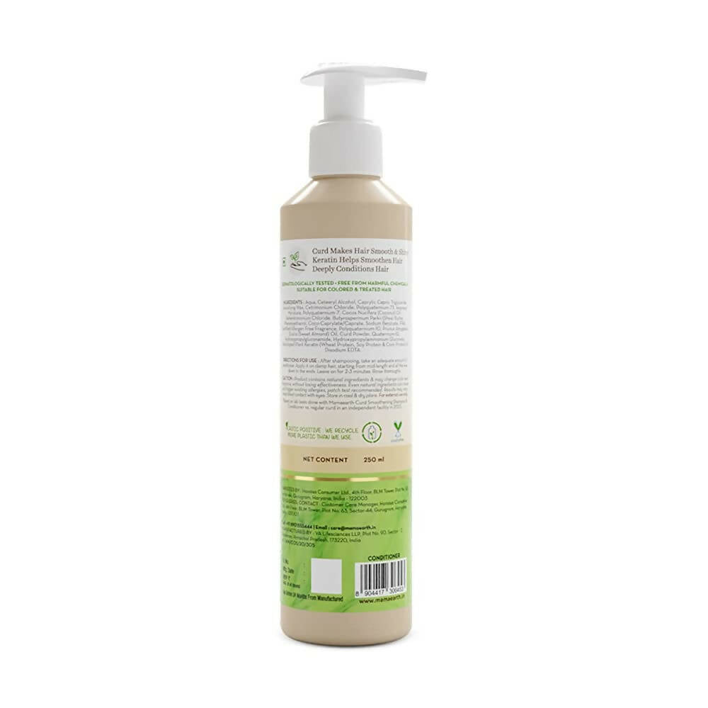 Mamaearth Curd Smoothening Conditioner for Smooth and Shiny Hair