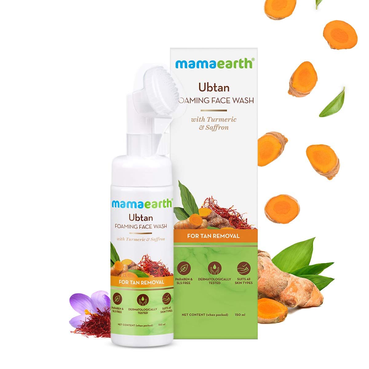MamaEarth Ubtan Foaming Face Wash 150ml