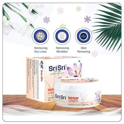 Sri Sri Tattva Kesar Cream - Moisturiser, Protects &amp; Adds Glow