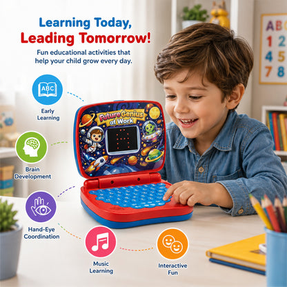 King Toyz Cute Little Educational Toy Laptop for Kids