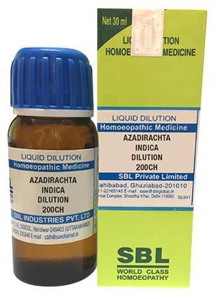SBL Azadirachta Indica Dilution 200 CH
