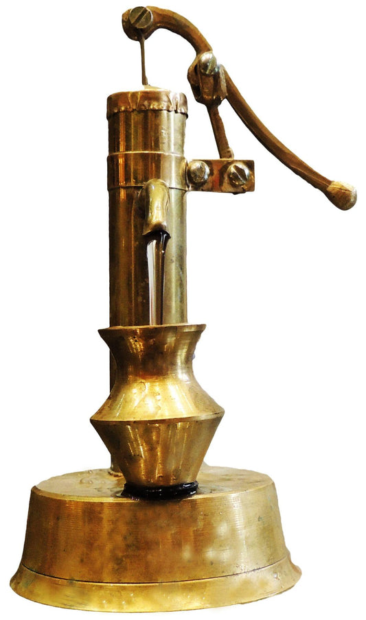 Brass Hand Pump Miniature Toy For Children