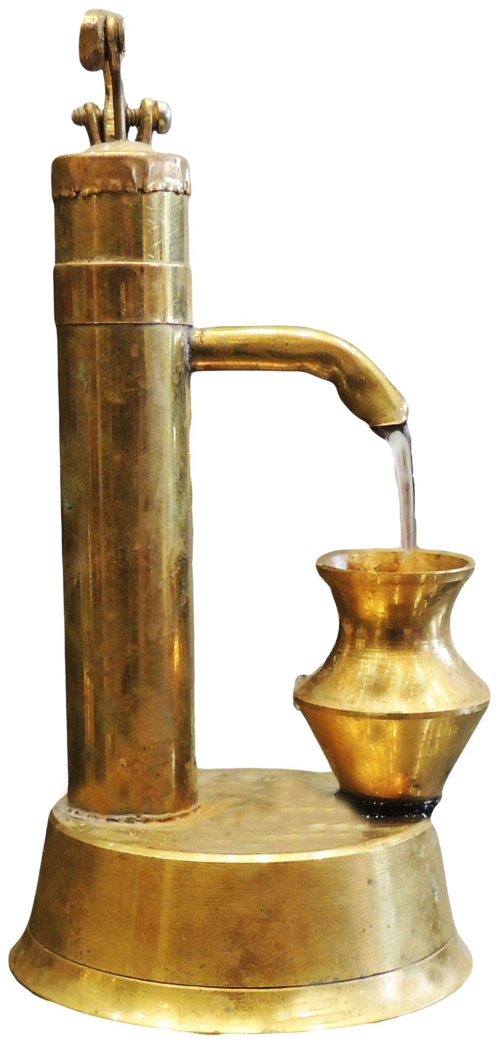 Brass Hand Pump Miniature Toy For Children