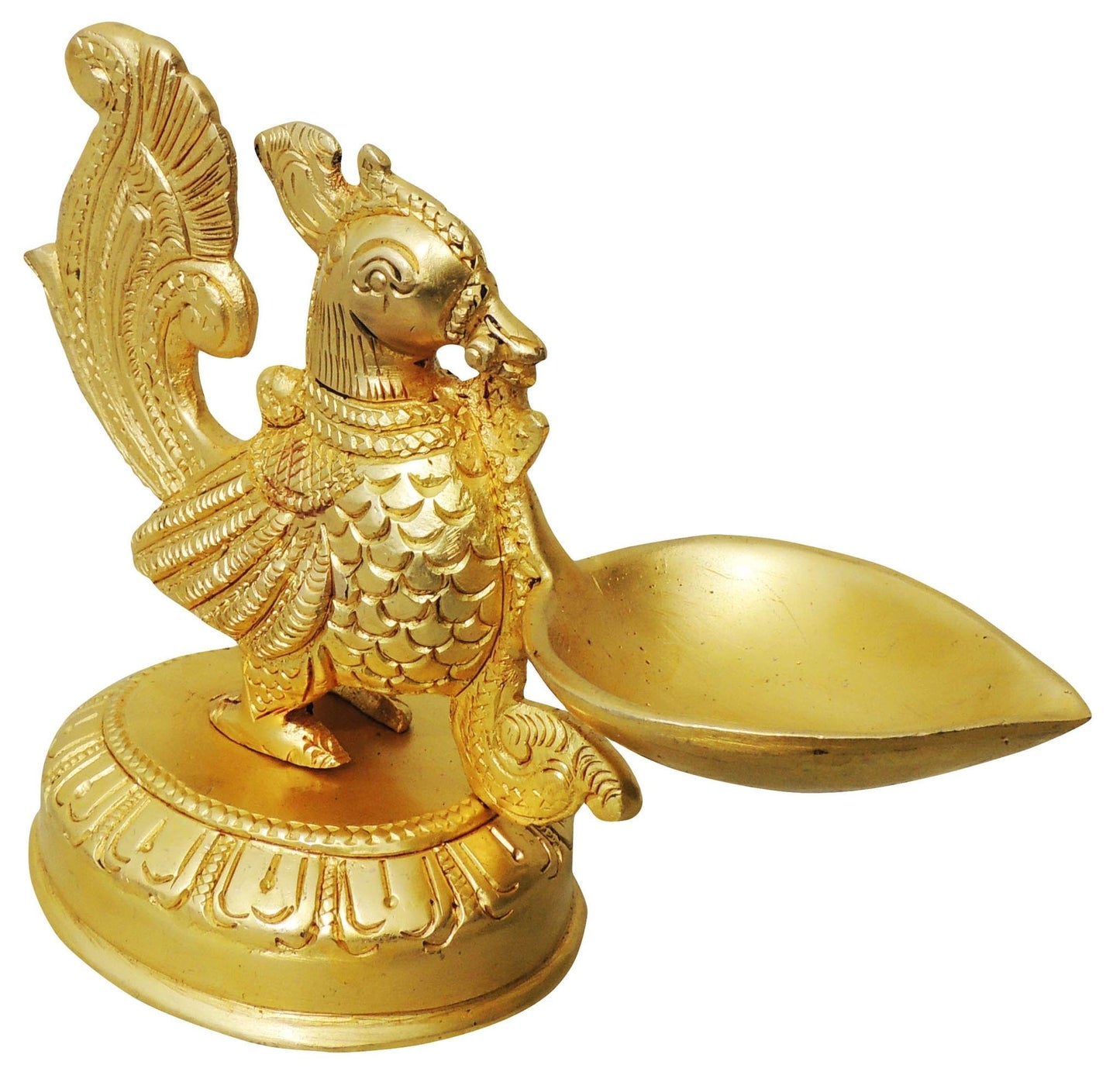 Brass Table Oil Lamp Murga Deepak