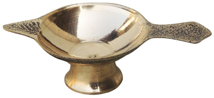 Brass Table Oil Lamp Deepak