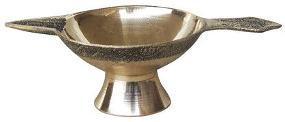 Brass Table Oil Lamp Deepak