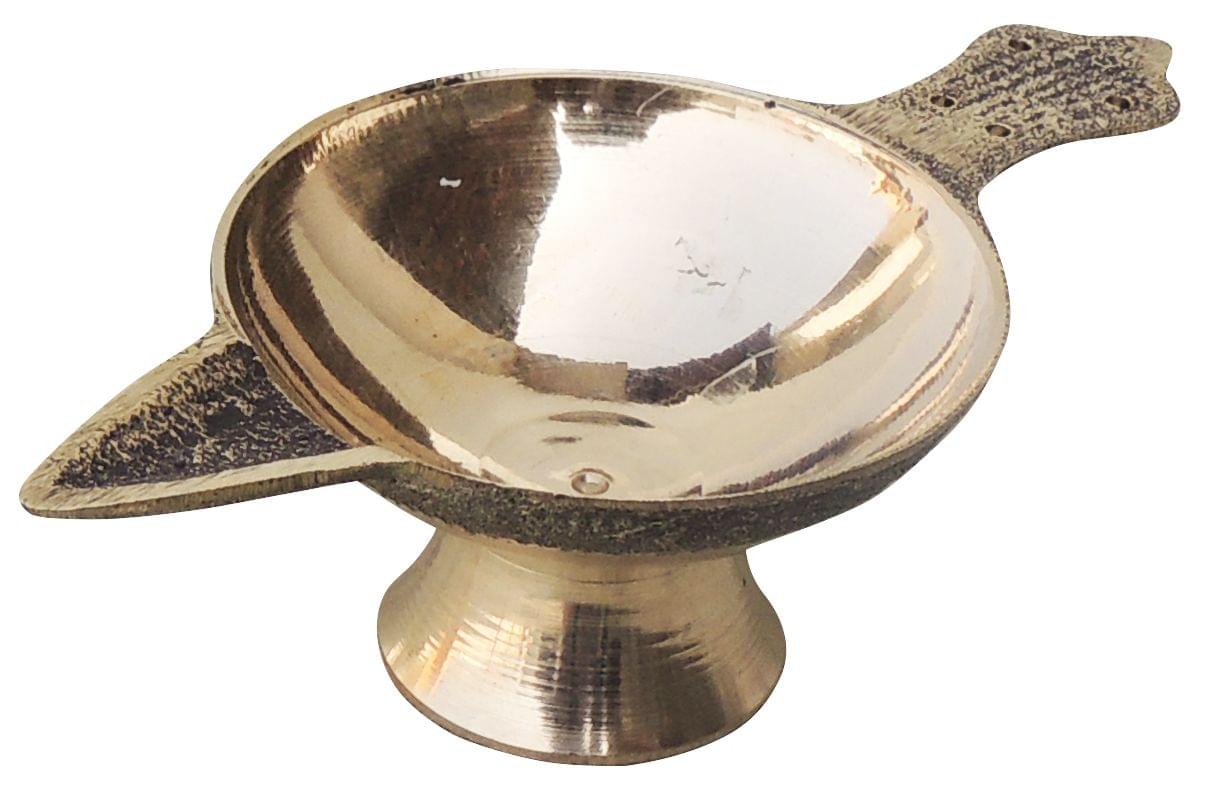 Brass Table Oil Lamp Deepak