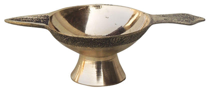 Brass Table Oil Lamp Deepak