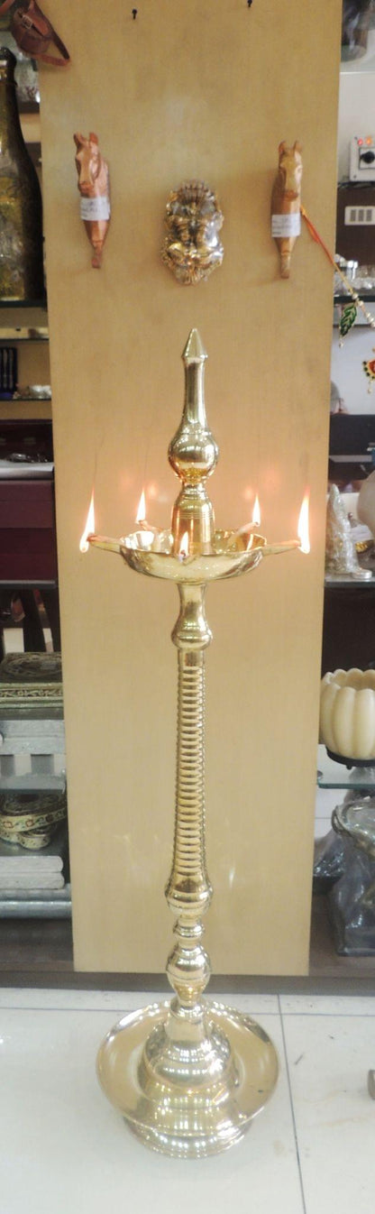 Brass Kerala Fancy Oil Lamp Deepak