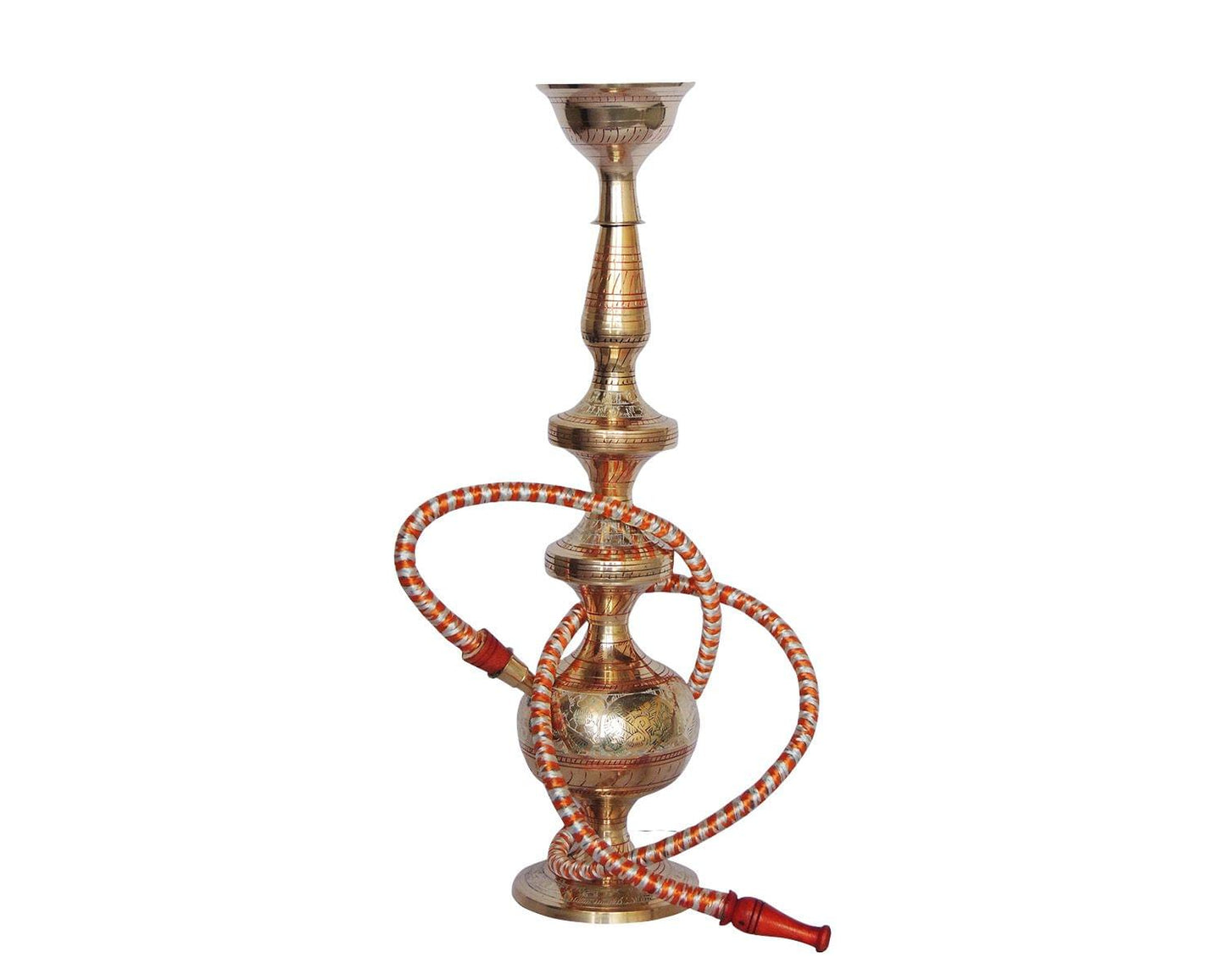 Brass Hookah Hukka Fancy In Brass