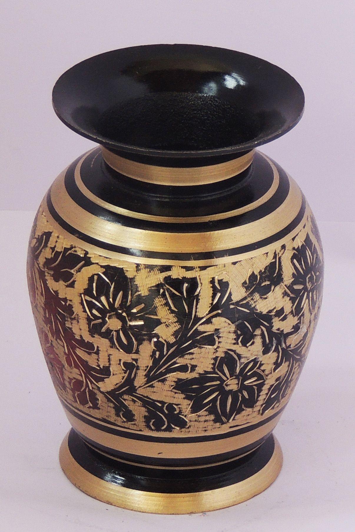 Brass Flower Pot Vase