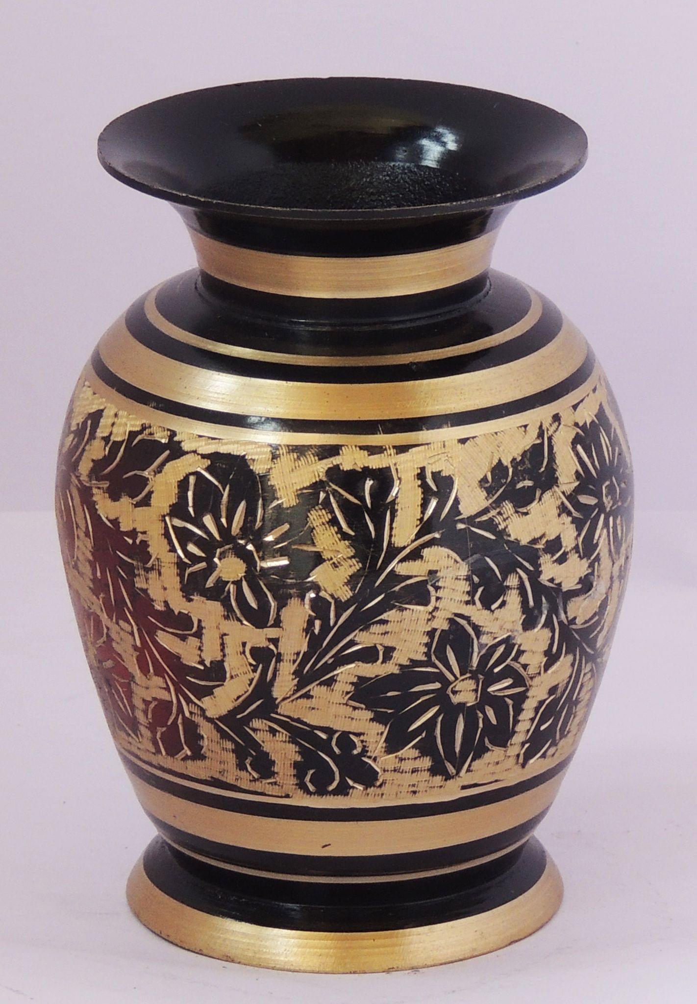 Brass Flower Pot Vase