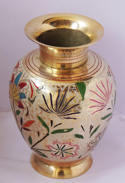 Brass Flower Pot Vase