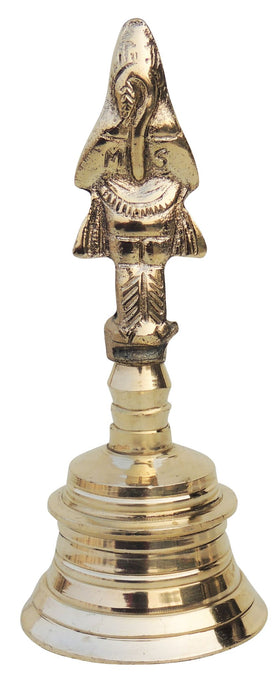 Brass Pooja Hand Bell Hanuman Ganti