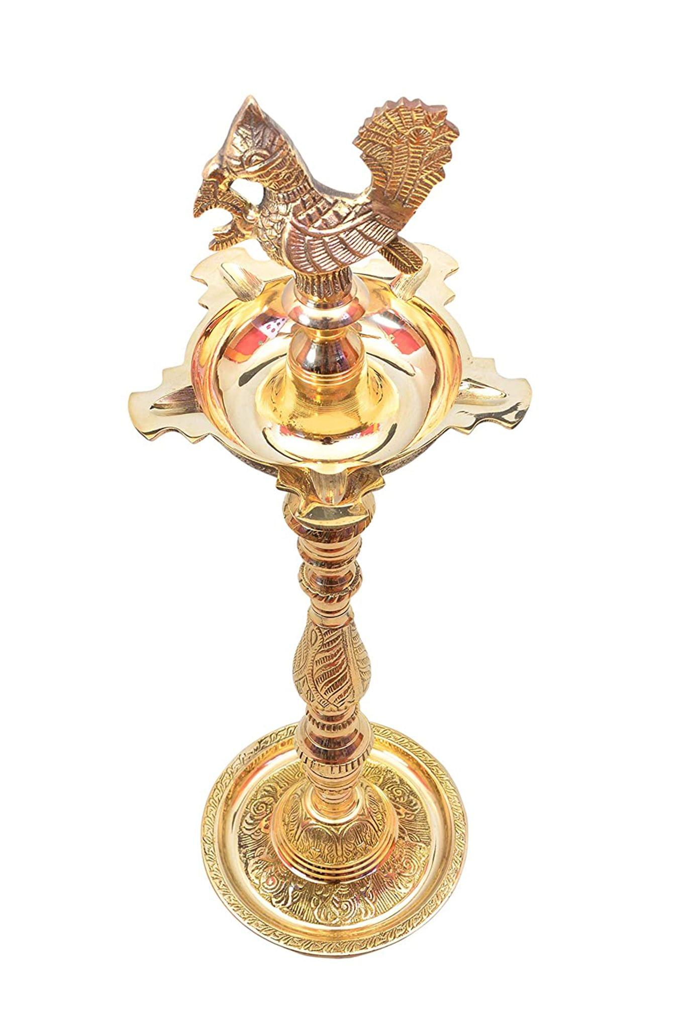 Brass Mahabharat Oil Lamp Deepak