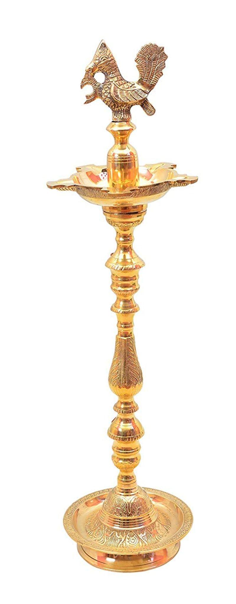 Brass Mahabharat Oil Lamp Deepak