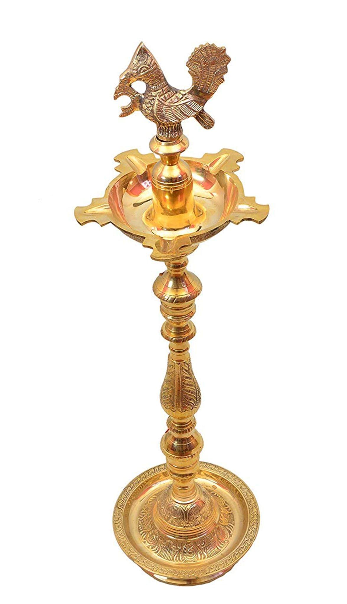 Brass Mahabharat Oil Lamp Deepak