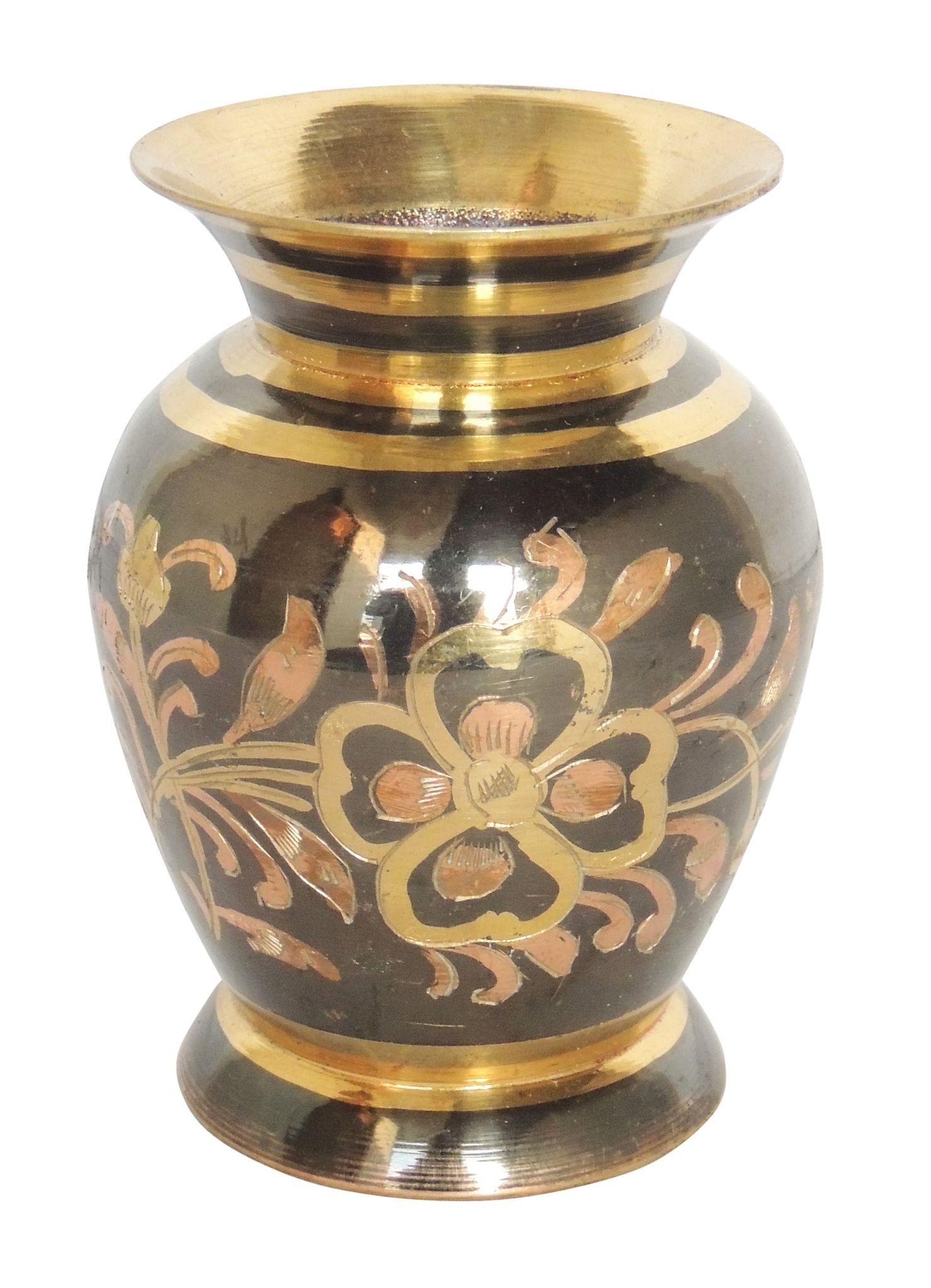 Brass Flower Pot Vase