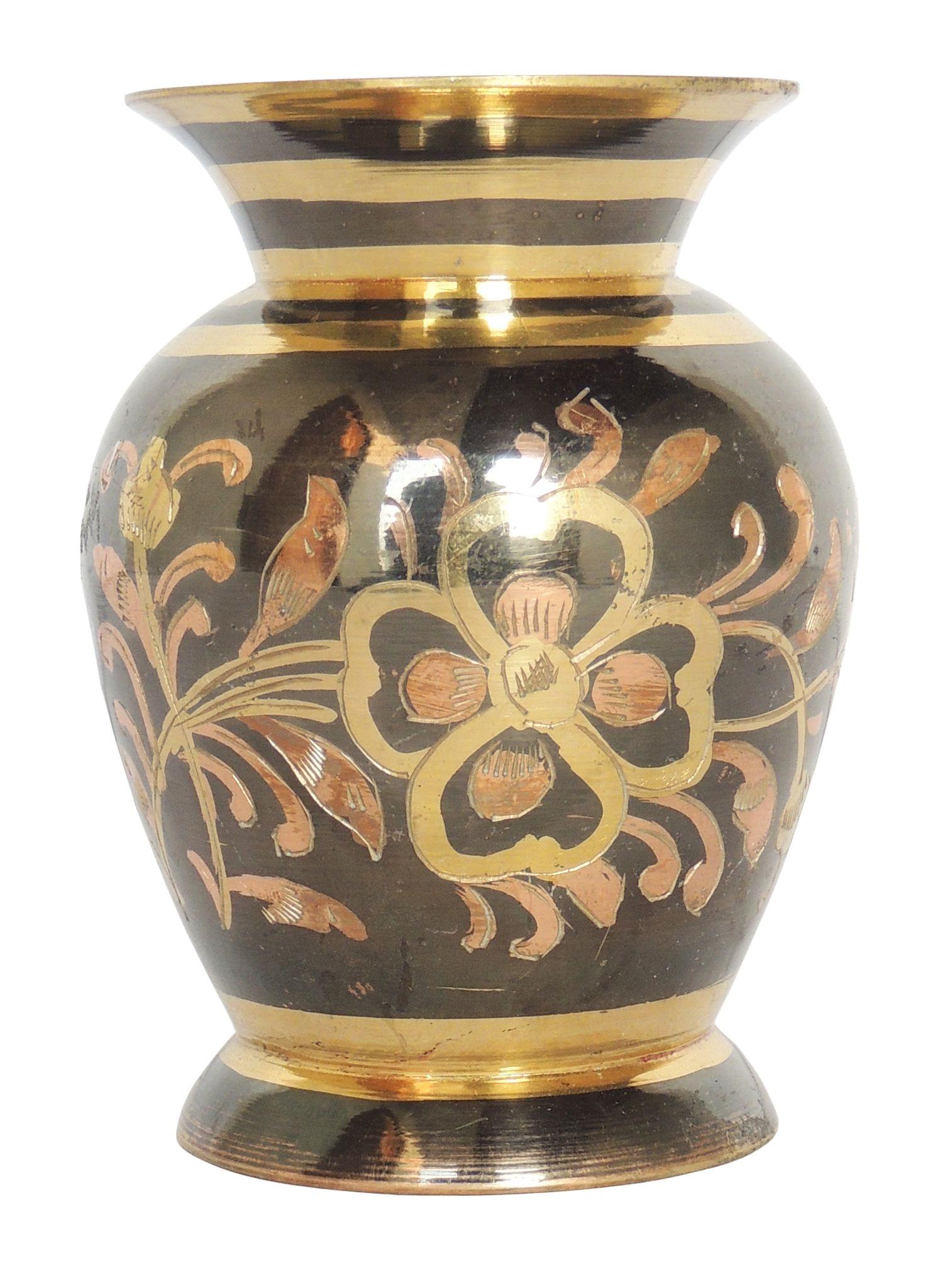 Brass Flower Pot Vase