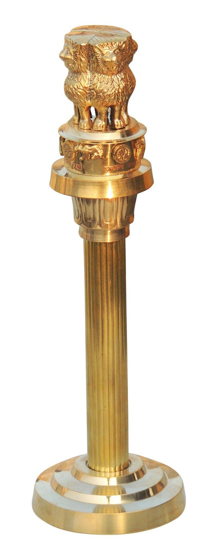 Brass Ashok Lath Statue