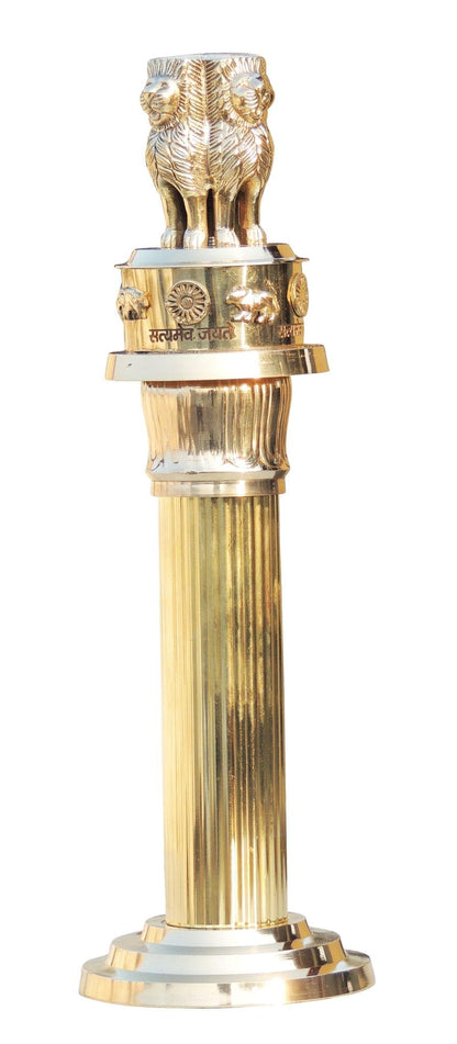 Brass Ashok Lath Statue