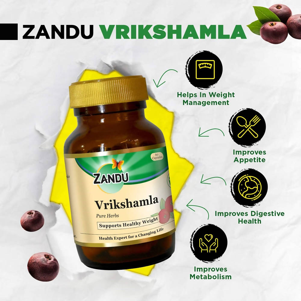 Zandu Vrikshamla Pure Herbs Capsules