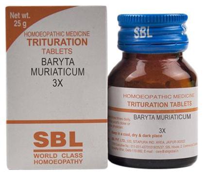 SBL Baryta Muriaticum Trituration Tablet 3X