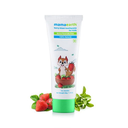 Mamaearth-100%-Natural-Berry-Blast-Toothpaste-for-Kids