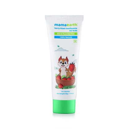 Mamaearth-100%-Natural-Berry-Blast-Toothpaste-for-Kids