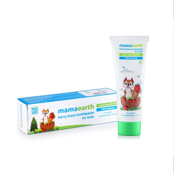 Mamaearth-100%-Natural-Berry-Blast-Toothpaste-for-Kids